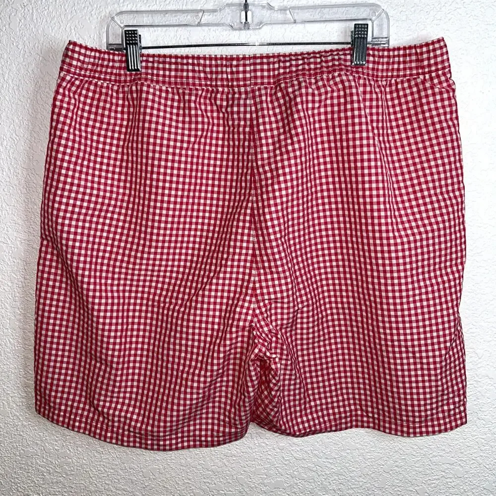 Bills Khakis Pink Gingham Swim Trunks Mens Size XL